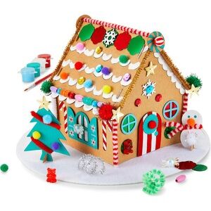 Gingerbread House Arts and Crafts Kit Kids or Adults NIB